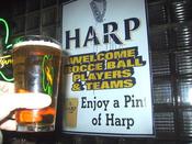 Enjoy a pint of Harp!? Okay, I think I will.