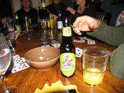My mad hatter India Pale Ale beer mingling with a screwdriver, I think they’re playing a hand of poker.