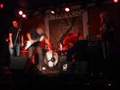 One of the bands that was playing at pianos bar.