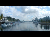 panaoamic shot of Vancouver from the Bay.