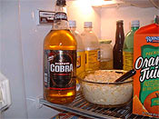 The King Cobra, Nestled in my fridge next to the OJ and the corn fritter batter